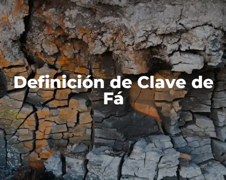 Definición de Clave de Fá