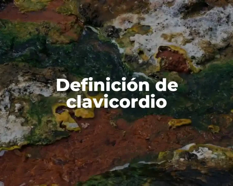 Definición de clavicordio
