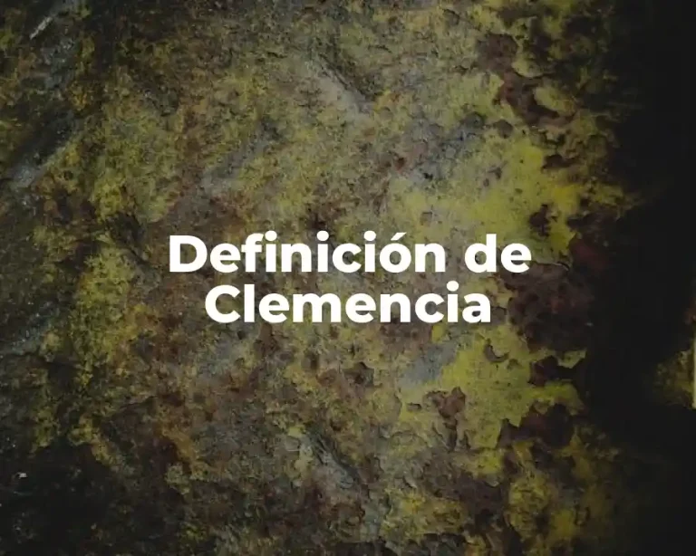 Definición de Clemencia