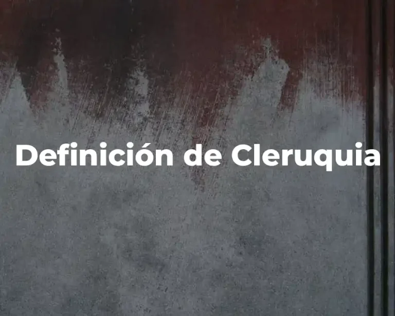 Definición de Cleruquia
