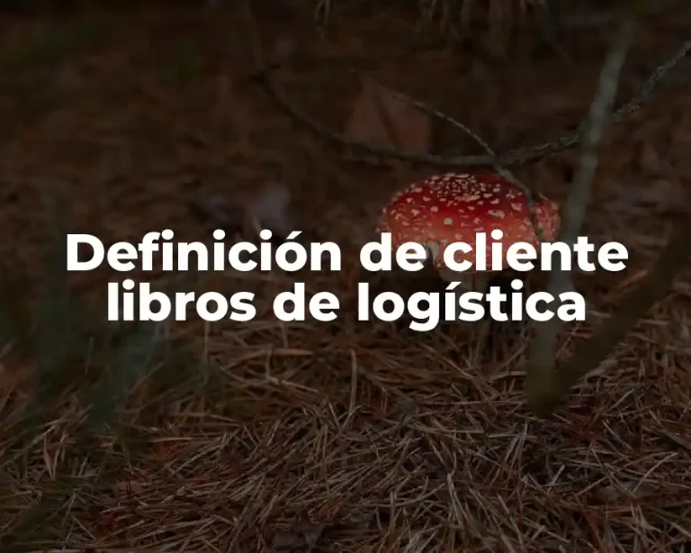Definición de cliente libros de logística