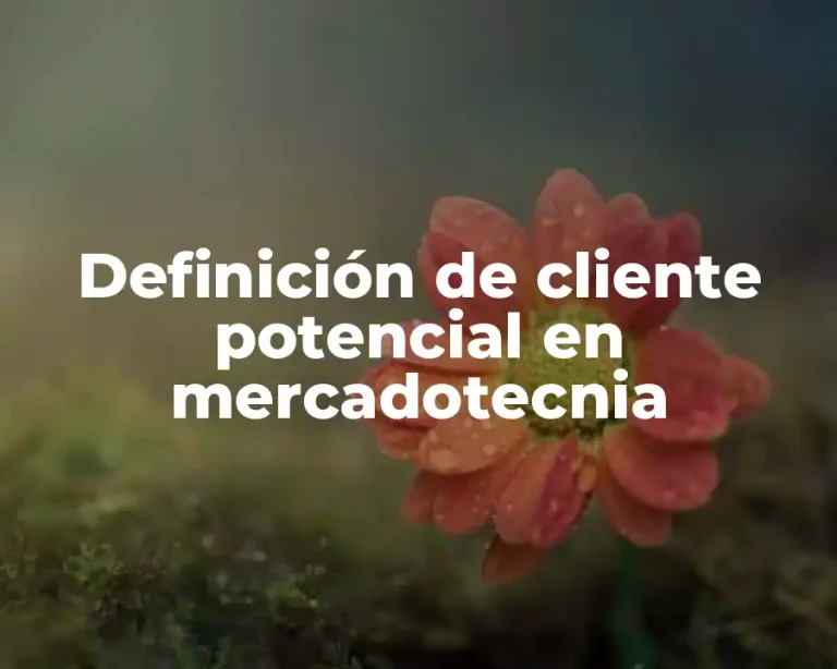 Definición de cliente potencial en mercadotecnia