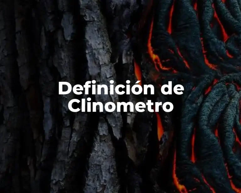 Definición de Clinometro