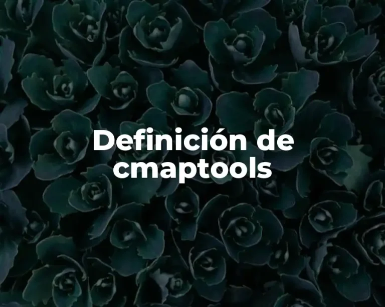 Definición de cmaptools