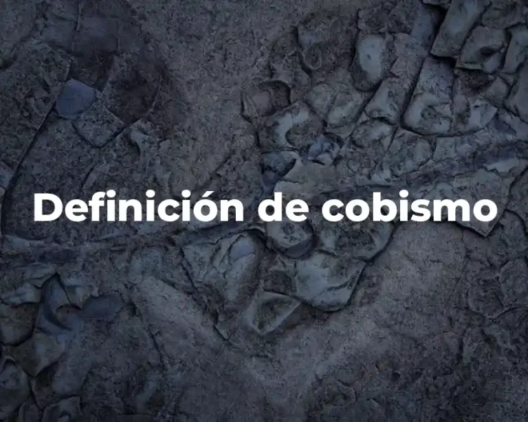Definición de cobismo