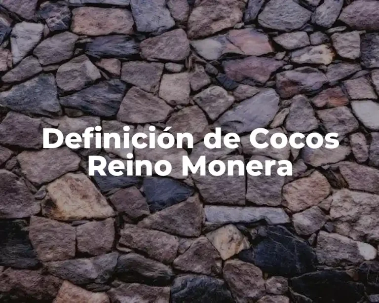 Definición de Cocos Reino Monera