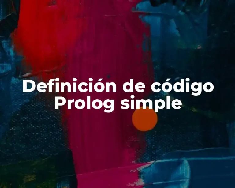 Definición de código Prolog simple
