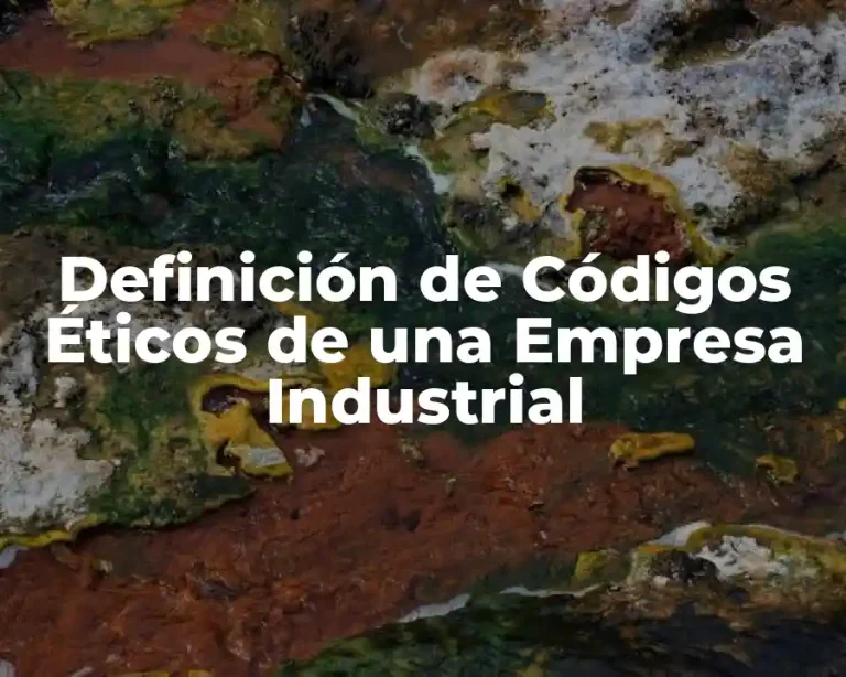 Definición de Códigos Éticos de una Empresa Industrial
