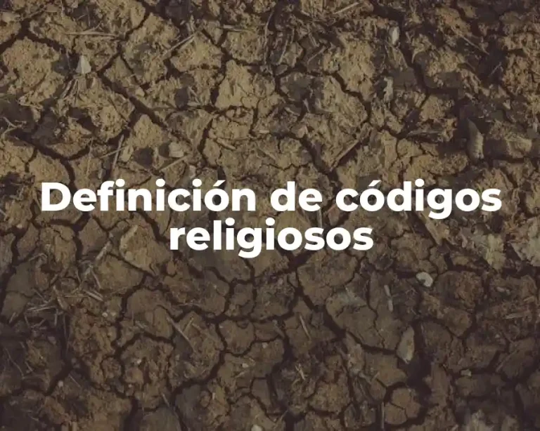 Definición de códigos religiosos