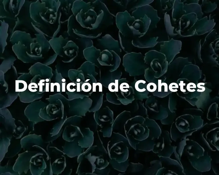 Definición de Cohetes