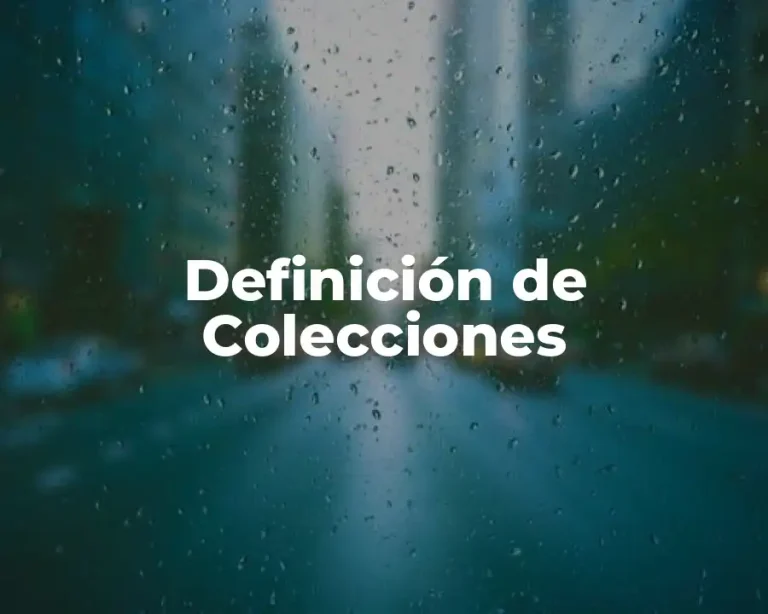 Definición de Colecciones
