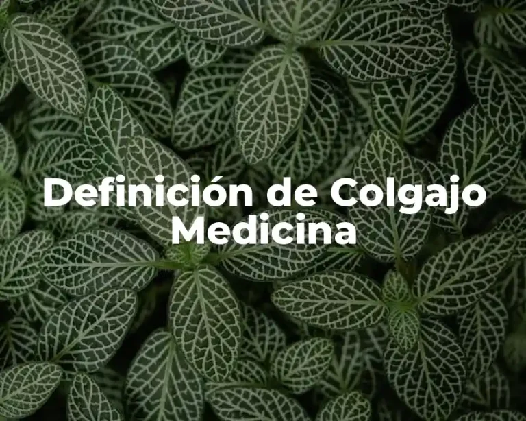 Definición de Colgajo Medicina