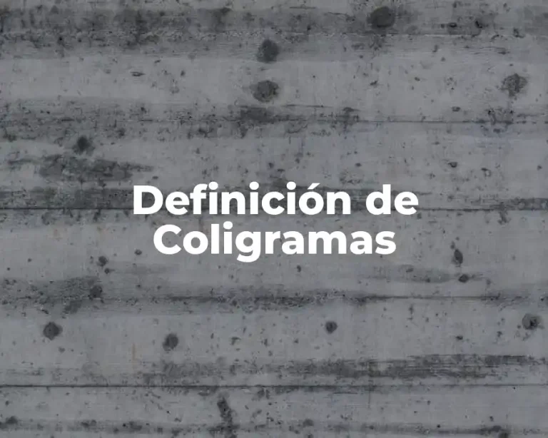 Definición de Coligramas