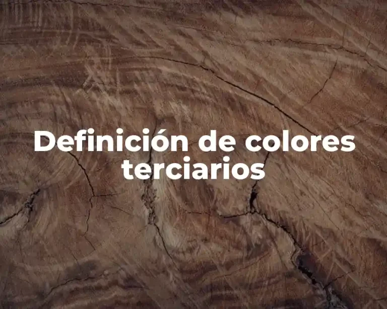Definición de colores terciarios