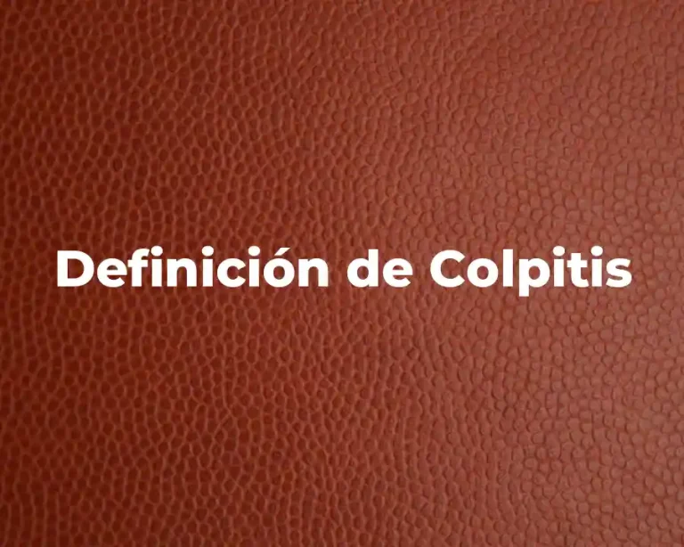 Definición de Colpitis