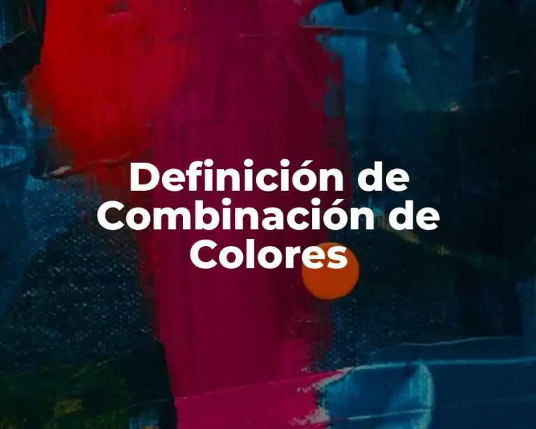 Definición de Combinación de Colores