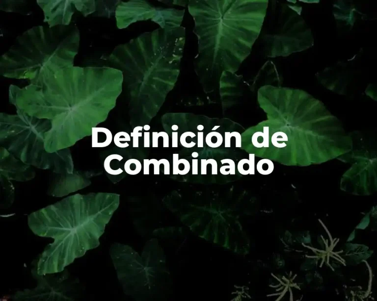 Definición de Combinado