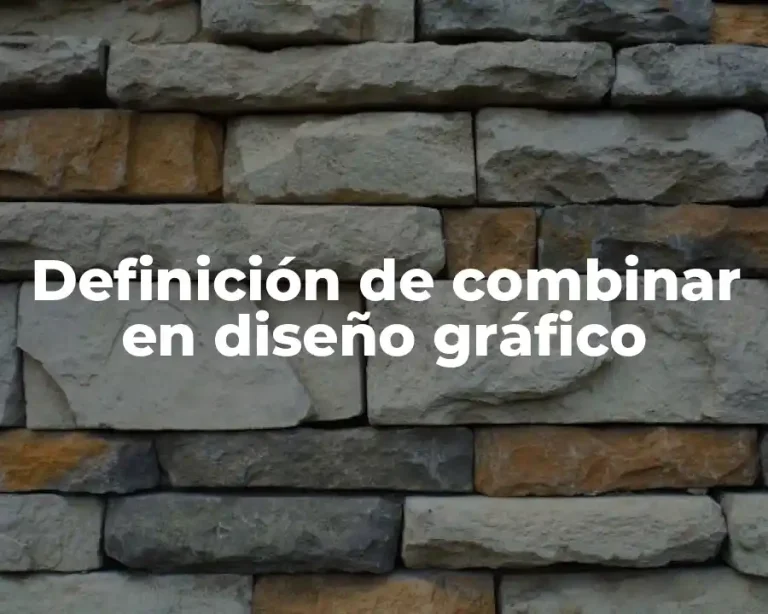 Definición de combinar en diseño gráfico