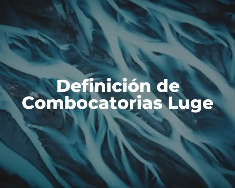Definición de Combocatorias Luge