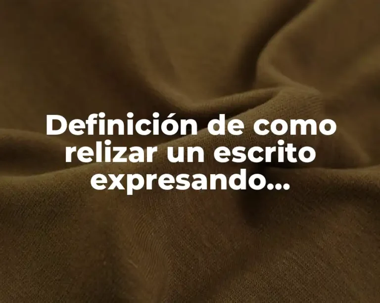 Definición de como relizar un escrito expresando heteronomia