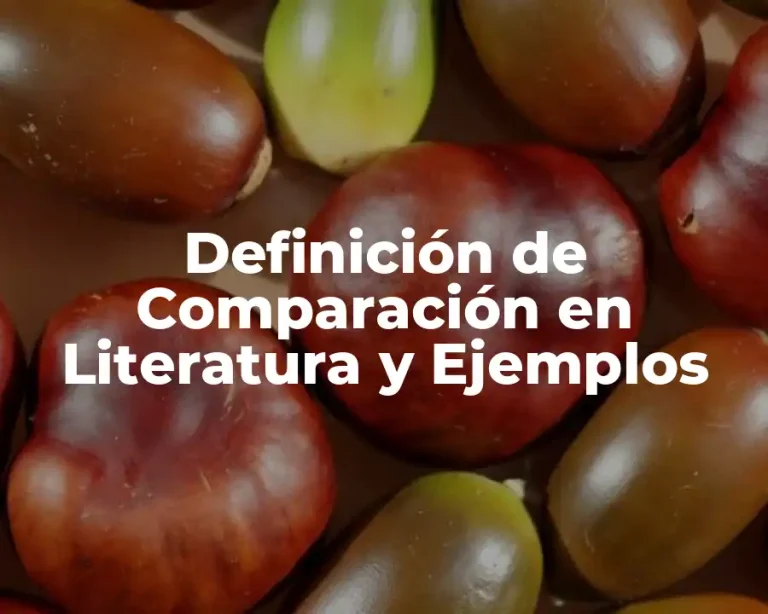 Definición de Comparación en Literatura y Ejemplos