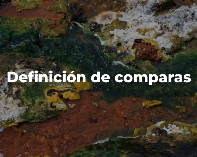 Definición de comparas
