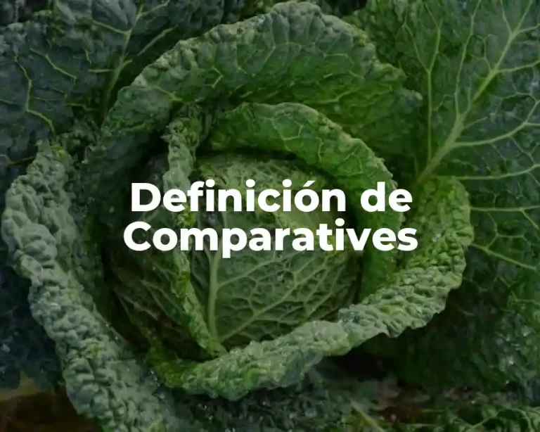 Definición de Comparatives