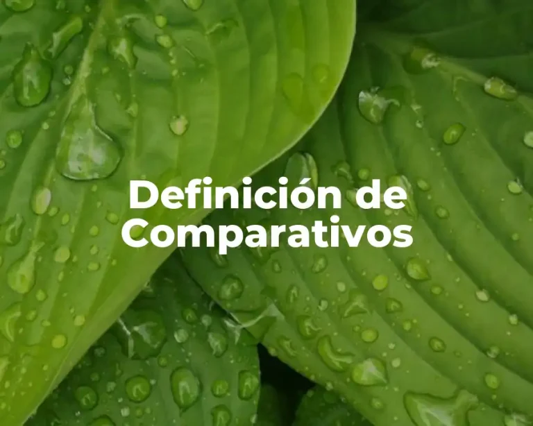 Definición de Comparativos