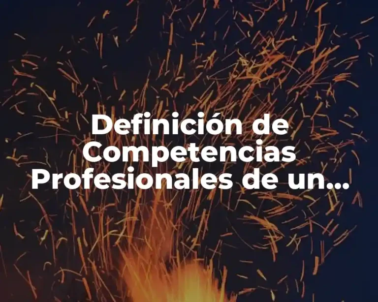 Definición de Competencias Profesionales de un Asesor