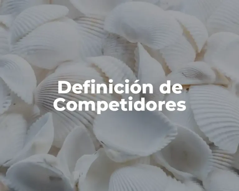 Definición de Competidores