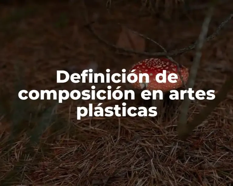 Definición de composición en artes plásticas