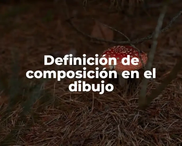 Definición de composición en el dibujo
