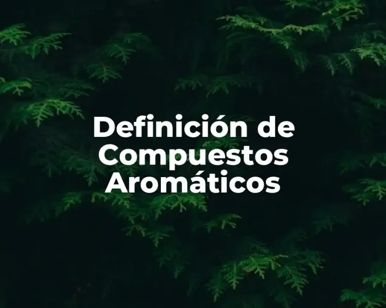 Definición de Compuestos Aromáticos