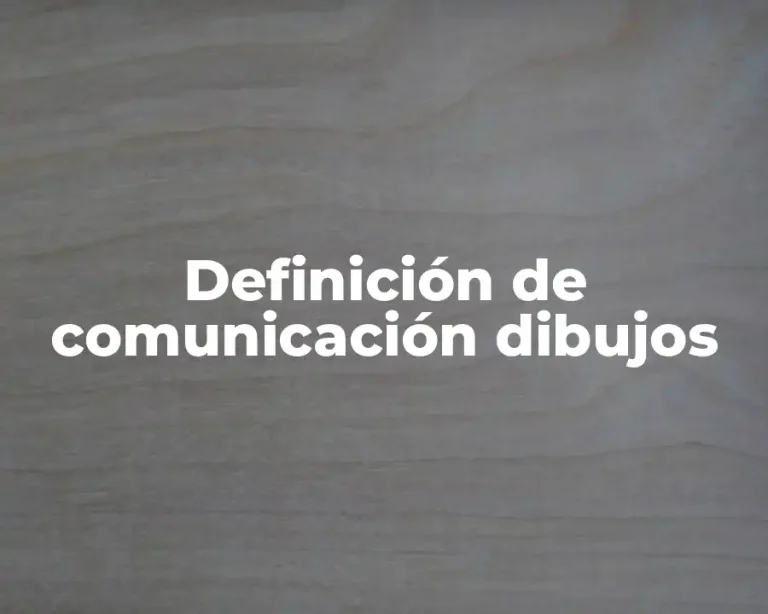 Definición de comunicación dibujos