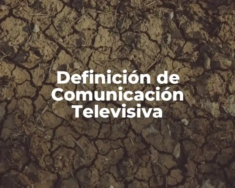 Definición de Comunicación Televisiva