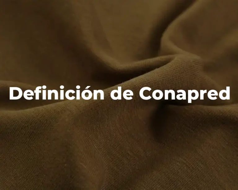 Definición de Conapred