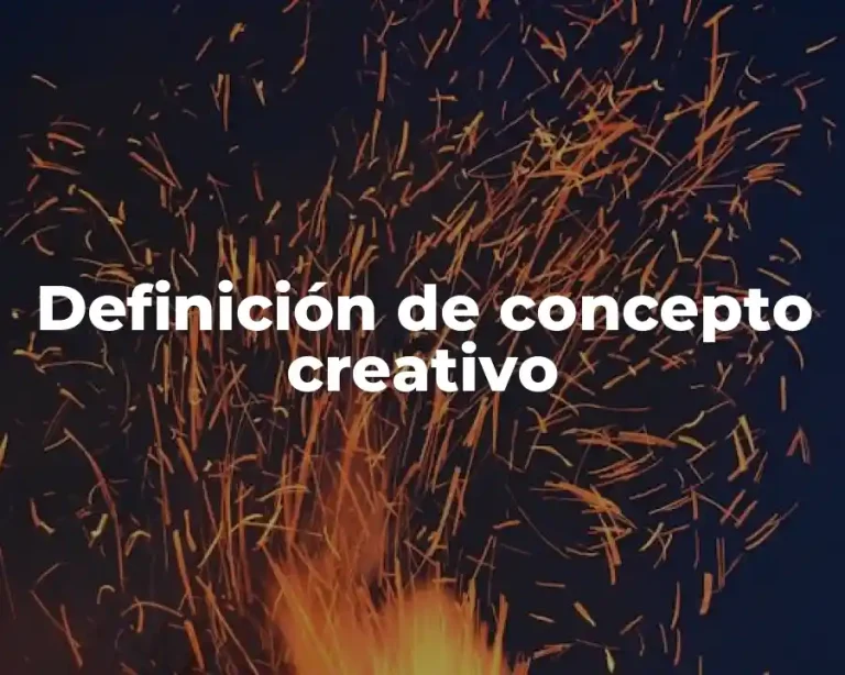 Definición de concepto creativo