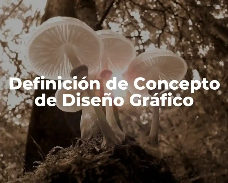 Definición de Concepto de Diseño Gráfico