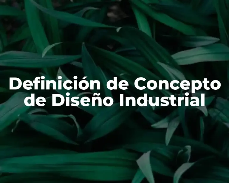Definición de Concepto de Diseño Industrial