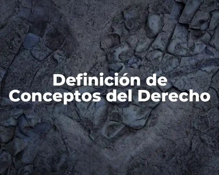 Definición de Conceptos del Derecho