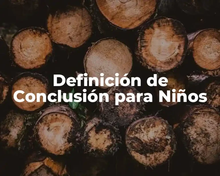 Definición de Conclusión para Niños