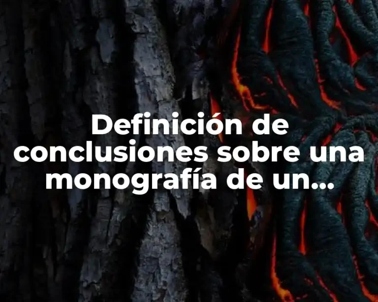 Definición de conclusiones sobre una monografía de un cocodrilo