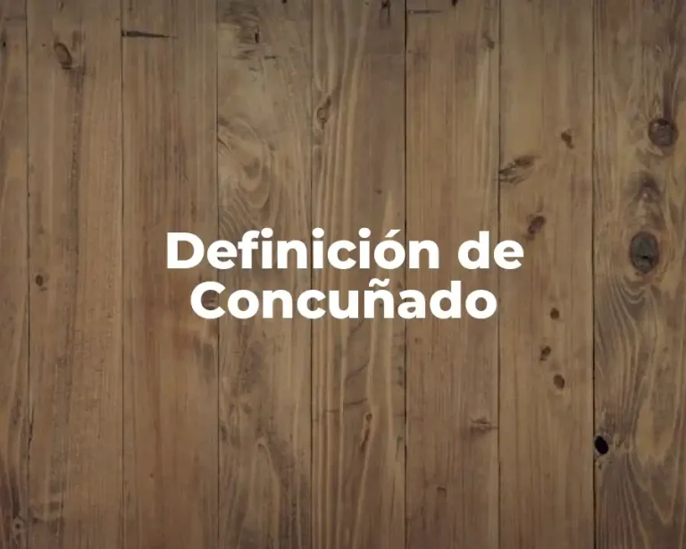 Definición de Concuñado