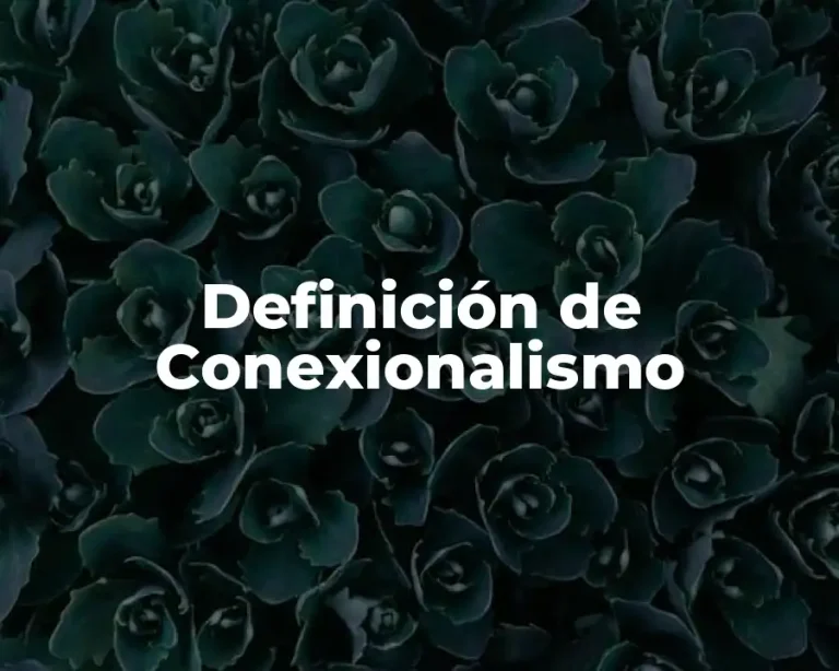 Definición de Conexionalismo