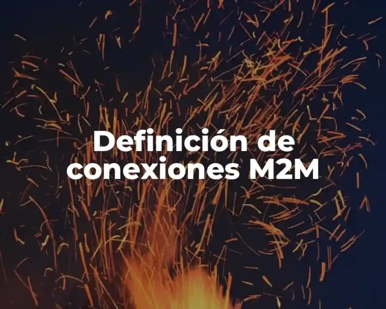 Definición de conexiones M2M