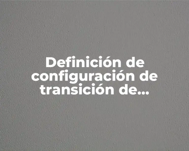 Definición de configuración de transición de diapositiva