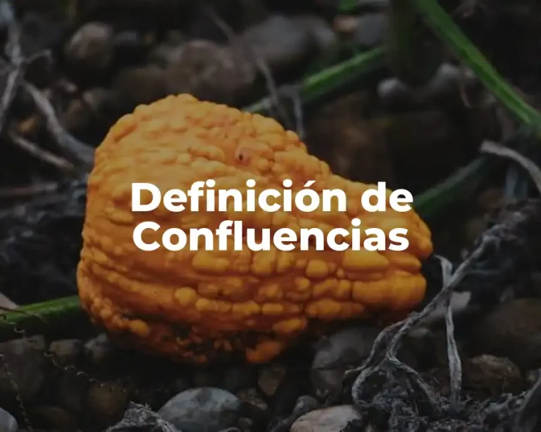 Definición de Confluencias