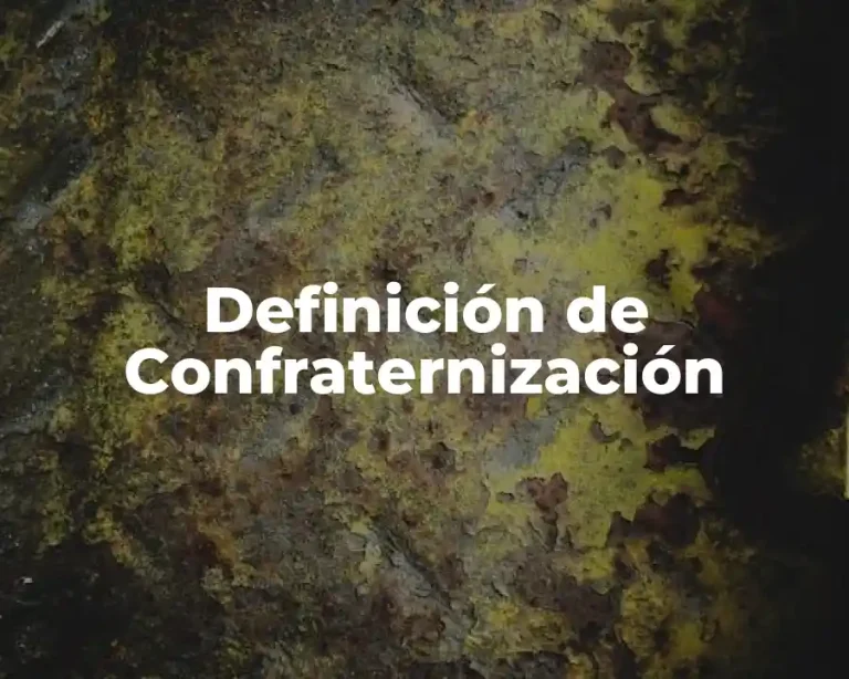 Definición de Confraternización