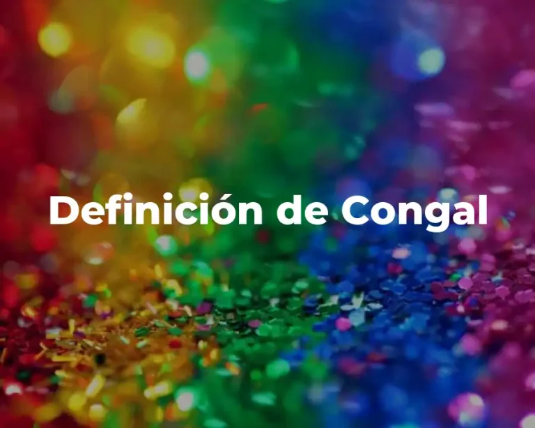 Definición de Congal