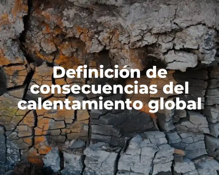 Definición de consecuencias del calentamiento global